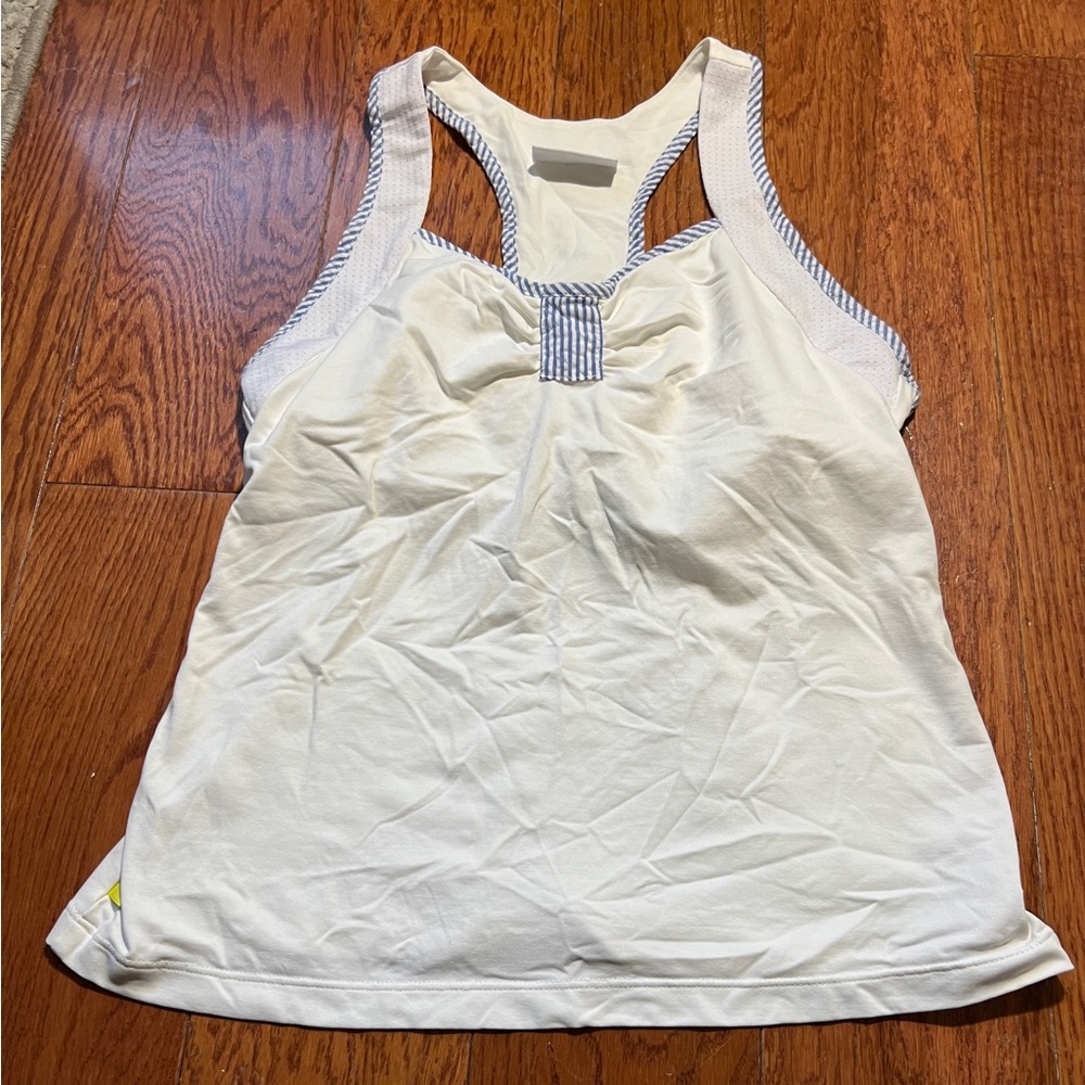 L’Oeuf Poche Seersucker Tank Top